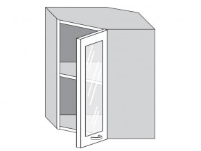 1.60.3у Шкаф настенный (h=720) угловой на 600мм со стекл. дверцей в Советском - sovetskij.magazinmebel.ru | фото