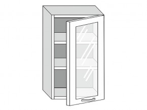19.50.3 Шкаф настенный (h=913) на 500мм с 1-ой стекл. дверцей в Советском - sovetskij.magazinmebel.ru | фото