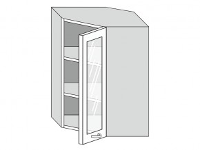 19.60.3у Шкаф настенный (h=913) угловой на 600мм со стекл. дверцей в Советском - sovetskij.magazinmebel.ru | фото