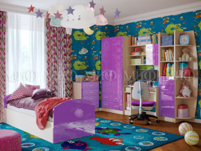 Детская комната Юниор-2 Фиолетовый металлик в Советском - sovetskij.magazinmebel.ru | фото - изображение 1