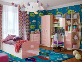 Детская комната Юниор-2 Розовый металлик в Советском - sovetskij.magazinmebel.ru | фото - изображение 1