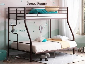 Двухъярусная кровать Гранада-3 140 коричневый в Советском - sovetskij.magazinmebel.ru | фото