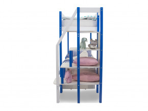 Двухъярусная кровать Svogen с ящиками сине-белый в Советском - sovetskij.magazinmebel.ru | фото - изображение 4