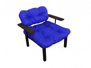 Кресло Дачное синяя подушка в Советском - sovetskij.magazinmebel.ru | фото - изображение 1