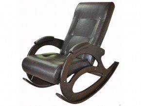 Кресло-качалка К 5/3 коричневое в Советском - sovetskij.magazinmebel.ru | фото