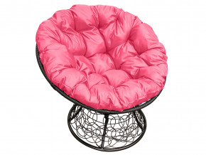 Кресло Папасан с ротангом розовая подушка в Советском - sovetskij.magazinmebel.ru | фото - изображение 1