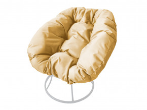 Кресло Пончик без ротанга бежевая подушка в Советском - sovetskij.magazinmebel.ru | фото