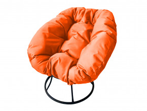 Кресло Пончик без ротанга оранжевая подушка в Советском - sovetskij.magazinmebel.ru | фото