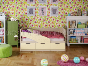 Кровать Бабочки 1600 Ваниль в Советском - sovetskij.magazinmebel.ru | фото
