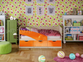 Кровать Бабочки 1800 Оранжевый металлик в Советском - sovetskij.magazinmebel.ru | фото - изображение 1