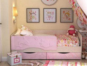 Кровать детская Алиса КР 812 розовая 1600 в Советском - sovetskij.magazinmebel.ru | фото - изображение 1