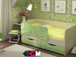 Кровать детская Алиса КР 812 зеленая 1600 в Советском - sovetskij.magazinmebel.ru | фото - изображение 1