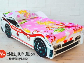 Кровать детская машина Медпомощь в Советском - sovetskij.magazinmebel.ru | фото