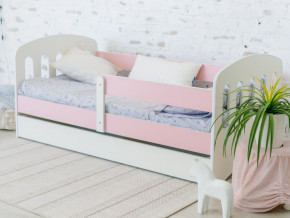 Кровать Малыш с ящиком розовый в Советском - sovetskij.magazinmebel.ru | фото - изображение 1