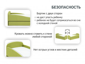 Кровать с ящиком Letmo авокадо (рогожка) в Советском - sovetskij.magazinmebel.ru | фото - изображение 12