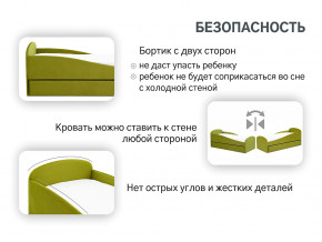 Кровать с ящиком Letmo оливковый (велюр) в Советском - sovetskij.magazinmebel.ru | фото - изображение 13