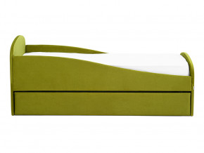 Кровать с ящиком Letmo оливковый (велюр) в Советском - sovetskij.magazinmebel.ru | фото - изображение 6