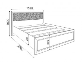 Кровать с настилом 1400 Саванна М04 в Советском - sovetskij.magazinmebel.ru | фото - изображение 2
