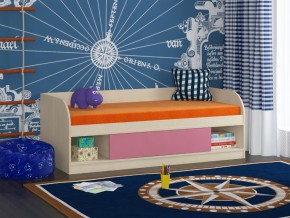 Кровать Соня 4 дуб молочный-розовый в Советском - sovetskij.magazinmebel.ru | фото