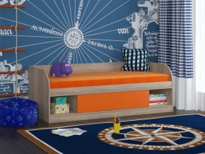 Кровать Соня 4 сонома-оранжевый в Советском - sovetskij.magazinmebel.ru | фото