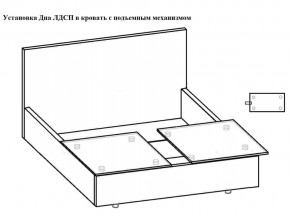Кровать Токио норма 120 с механизмом подъема и дном ЛДСП в Советском - sovetskij.magazinmebel.ru | фото - изображение 5
