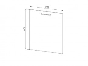 П 60 Комплект для посудомоечной машины 600 мм (цоколь + фасад) ЛДСП в Советском - sovetskij.magazinmebel.ru | фото