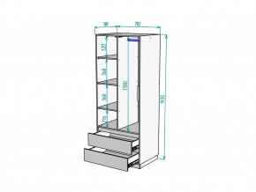 Шкаф Malta light H297 Белый в Советском - sovetskij.magazinmebel.ru | фото - изображение 2