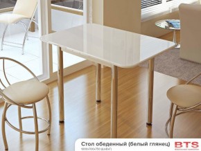 Стол обеденный белый глянец в Советском - sovetskij.magazinmebel.ru | фото